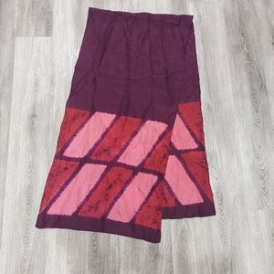 Eileen Fisher Purple Silk Scarf